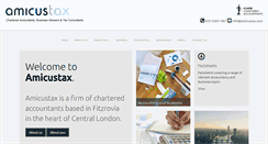 Desktop Screenshot of amicustax.com