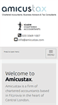 Mobile Screenshot of amicustax.com